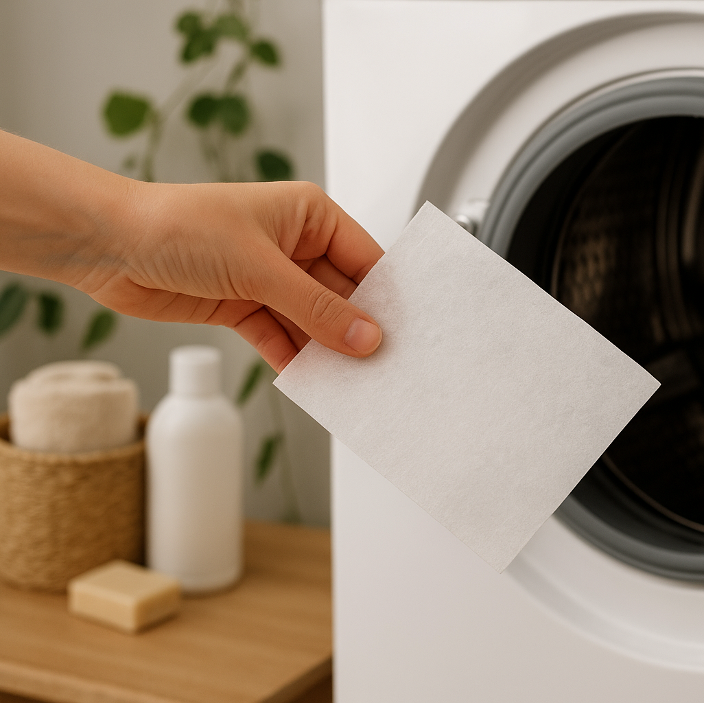 Laundry Sheets - skånsom tøjvask med vaskeark til 60 vaske