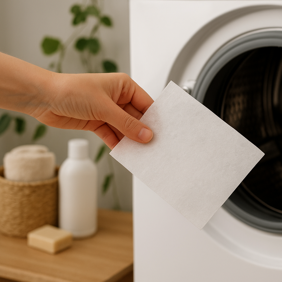 Laundry Sheets - skånsom tøjvask med vaskeark til 60 vaske
