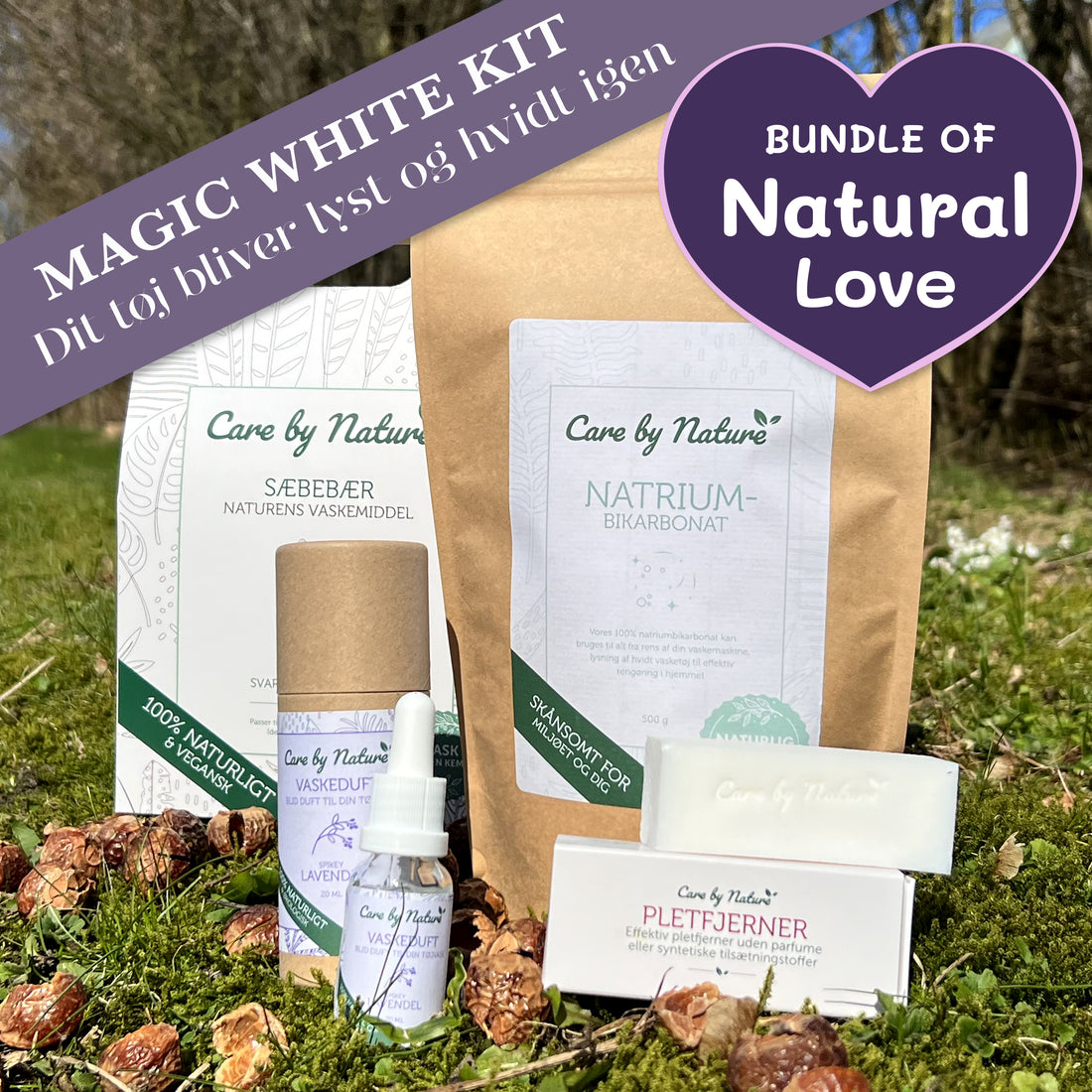Magic White Vaskesæt - få dit tøj hvidt igen